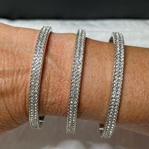 Vince Camuto Three Row Pave Bracelet